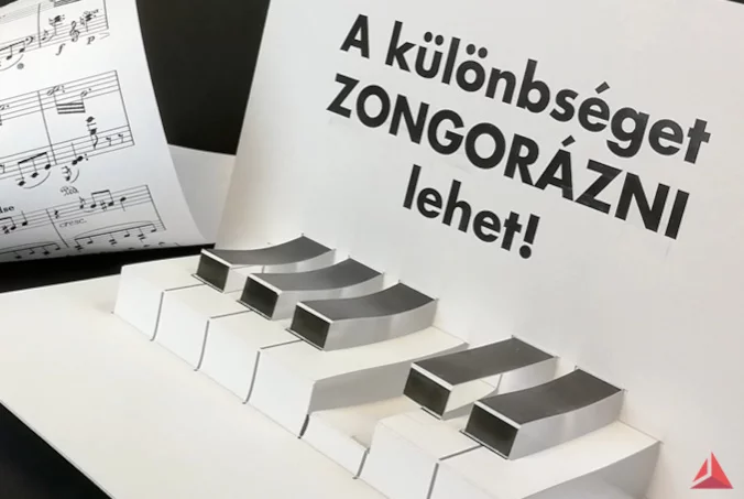 A különbséget zongorázni lehet - különleges nyomdai termék